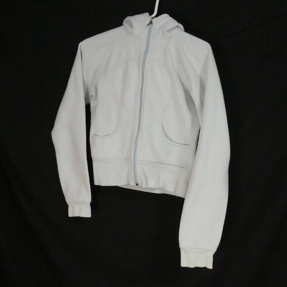 LULULEMON ATHLETICA | 17 pit to pit | Classic Light Blue Zip-Up Scuba Hoodie - Picture 2 of 16